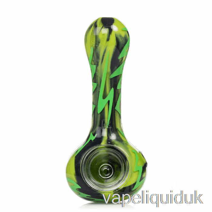 Eyce ORAFLEX Switchback Silicone Spoon Creature Green (Black / Lime Green) Vape Juice